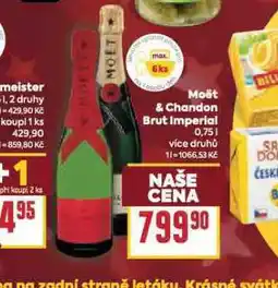 Billa Moët & chandon brut imeprial nabídka