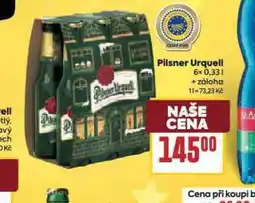 Billa Pivo pilsner urquell nabídka