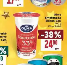 Billa Olma smetana ke šlehání 33% nabídka