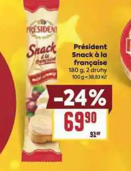 Billa Président snack á la francoise nabídka