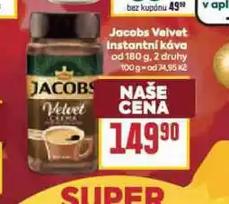 Billa Jacobs velvet instantní káva nabídka