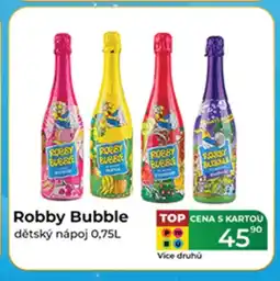 Tamda Foods Robby Bubble dětský nápoj nabídka