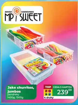 Tamda Foods Jake churritos, jumbos pendreky nabídka