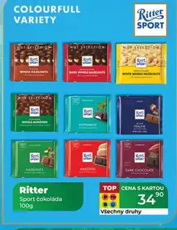 Tamda Foods Ritter Sport čokoláda nabídka