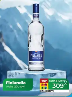 Tamda Foods Finlandia vodka nabídka
