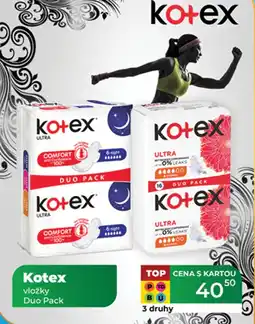 Tamda Foods Kotex vložky Duo Pack nabídka