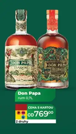 Tamda Foods DON PAPA rum nabídka