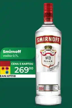 Tamda Foods Smirnoff vodka nabídka