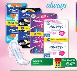 Tamda Foods Always vložky nabídka