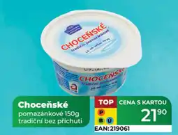 Tamda Foods Choceňské pomazánkové nabídka