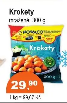 COOP DISKONT NOWACO Krokety mražené nabídka