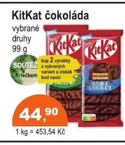COOP DISKONT KitKat čokoláda nabídka