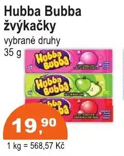 COOP DISKONT Hubba Bubba žvýkačky nabídka
