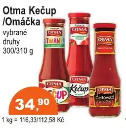 COOP DISKONT Otma Kečup /Omáčka nabídka