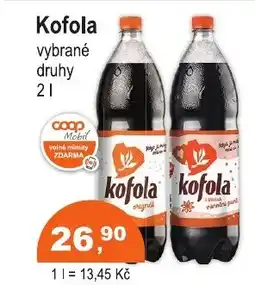 COOP DISKONT Kofola nabídka