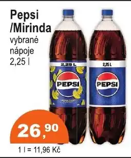 COOP DISKONT Pepsi /Mirinda nabídka