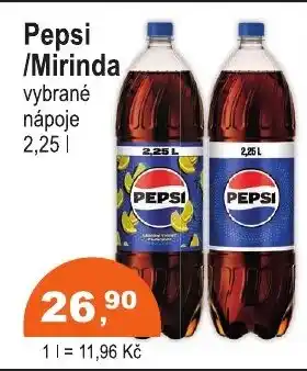 COOP DISKONT Pepsi /Mirinda nabídka