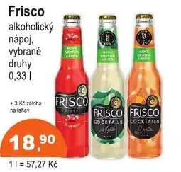 COOP DISKONT Frisco alkoholický nápoj nabídka