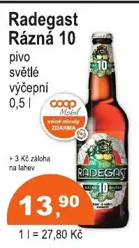COOP DISKONT Radegast Rázná 10 nabídka