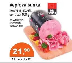 COOP DISKONT Vepřová šunka nabídka