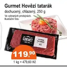 COOP DISKONT Gurmet Hovězí tatarák nabídka