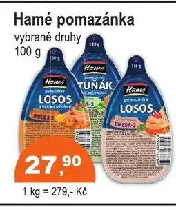 COOP DISKONT Hamé pomazánka nabídka