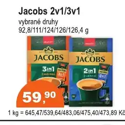 COOP DISKONT Jacobs 2v1/3v1 nabídka