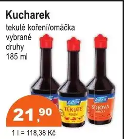 COOP DISKONT Kucharek tekuté koření/omáčka nabídka