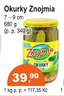 COOP DISKONT Okurky Znojmia nabídka