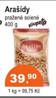 COOP DISKONT Arašídy pražené solené nabídka