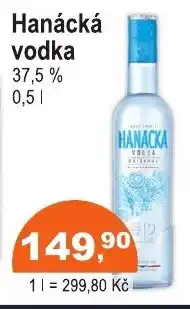 COOP DISKONT Hanácká vodka nabídka