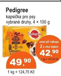 COOP DISKONT Pedigree kapsička pro psy nabídka
