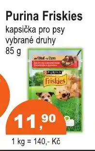 COOP DISKONT Purina Friskies kapsička pro psy nabídka