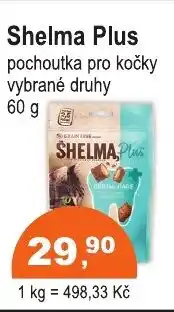 COOP DISKONT Shelma Plus pochoutka pro kočky nabídka