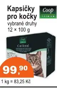 COOP DISKONT Kapsičky pro kočky nabídka