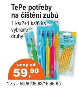 COOP DISKONT TePe potřeby na čištění zubů nabídka