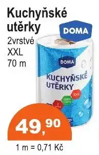 COOP DISKONT DOMA Kuchyňské utěrky nabídka