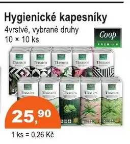 COOP DISKONT Coop Hygienické kapesníky nabídka