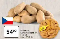 Tesco Brambory Keřkovské rohlíčky, 2 kg. síť nabídka
