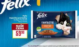 Billa Felix Kapsičky pro kočky 4x 85g nabídka