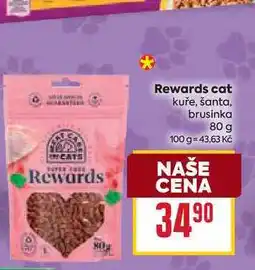 Billa Rewards cat kuře, šanta, brusinka 80 g nabídka