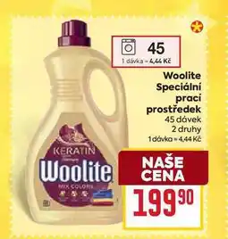Billa Woolite Speciální prací prostředek 45 dávek nabídka