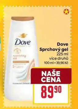 Billa Dove Sprchový gel 225 ml nabídka