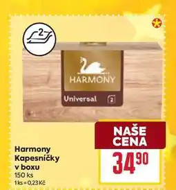 Billa Harmony Kapesníčky v boxu 150 ks nabídka