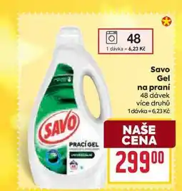 Billa Savo Gel na praní 48 dávek více nabídka