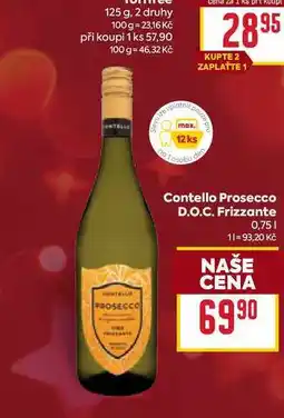 Billa Contello Prosecco D.O.C. Frizzante 0,75l nabídka
