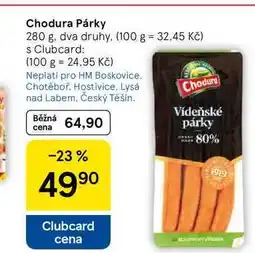 Tesco Chodura Párky, 280 g nabídka