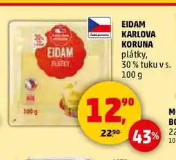Penny Market EIDAM KARLOVA KORUNA, 100 g nabídka