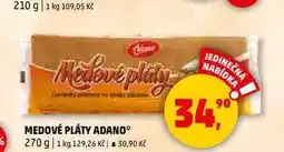 Penny Market MEDOVÉ PLÁTY ADANO, 270 g nabídka