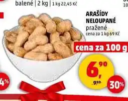 Penny Market ARAŠÍDY NELOUPANÉ, 100 g nabídka